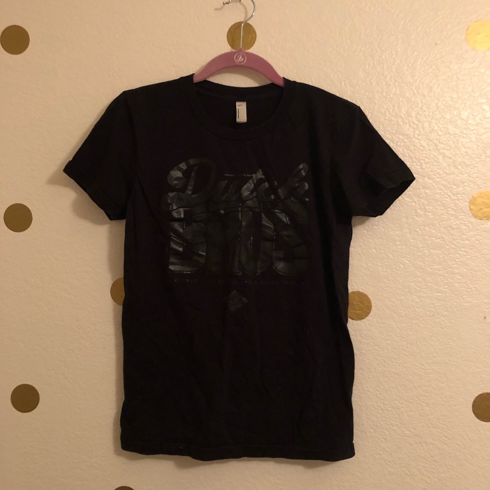 Women’s Dutch Bros black on black T-shirt large